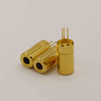 Pin Lazer 6x12mm Küçük Lazer Pointer Modülleri Tabanca Lazer Sapları için 635nm 5mw